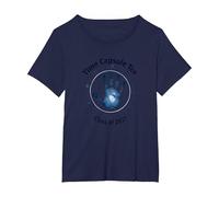 Class of 2037 Grow with Me Handprint Time Capsule T-Shirt, Women's Plus, Navy, 3X