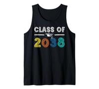 Class of 2038 Grow With Me First Day of School Graduation Tank Top
