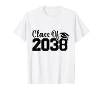 Class of 2038 Grow with Me First Day School Kindergarten Kid T-Shirt