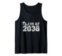 Class of 2038 Grow with Me First Day School Kindergarten Kid Tank Top
