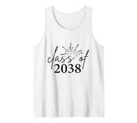 Class of 2038 Grow with Me First Day School Kindergarten Kid Tank Top