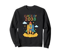 Class of 2038 Rocket Launch Kids Graduations Celebration Sweatshirt