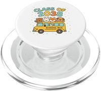 Class of 2038 school bus cute animal design kids apparel PopSockets PopGrip for MagSafe