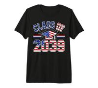 Class of 2039 Grow with Me First Day School 2039 Graduation Premium T-Shirt
