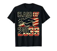 Class of 2039 Grow with Me First Day School 2039 Graduation T-Shirt