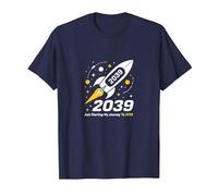 Class of 2039 - Just Starting My Journey Space Rocket T-Shirt, Men, Navy, 3XL