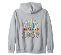 Class of 2039 Kindergarten Pre-k Grow With Me Science Zip Hoodie