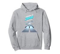 Class of 2040 Grow With Me Journey Begins Now Pullover Hoodie, Adult Unisex, Heather Grey, L
