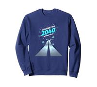 Class of 2040 Grow With Me Journey Begins Now Sweatshirt, Adult Unisex, Navy, L