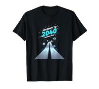 Class of 2040 Grow with Me Journey Begins Now T-Shirt, Men, Black, L