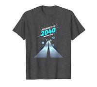 Class of 2040 Grow with Me Journey Begins Now T-Shirt, Men, Dark Heather Grey, L