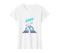Class of 2040 Grow with Me Journey Begins Now T-Shirt, Women, White, L