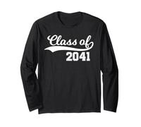 Class of 2041 Grow with Me First Day of School Long Sleeve T-Shirt