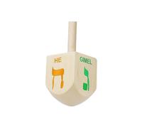 Class Prizes for Students Bulk Stress Toy Hanukkah Wooden Top Unwinding With Every Twirl Full Of Festive Cheer Dinosaur Gift Bags for Party Favors (Beige, 4. 2x1. 9x1. 9cm)