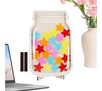 Class Reward Jar Motivationalss Magnetic Jar with 25 Star Tokenss | Kids School Reward Chart For Students School Homess Behavior Management Chore Potty Trainingss