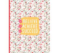 Class ruled notebook|School, college notebook|Beleive,Achieve, Succeed
