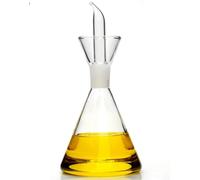 Classe Italy Cone Glass Oil Dispenser 250 ml Borosilicate Anti-Drip