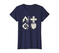 Classes of Delta Soldier Gaming Force T-Shirt, Women, Navy Blue, X-Large