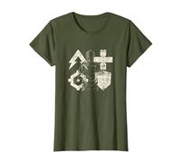 Classes of Delta Soldier Gaming Force T-Shirt, Women, Olive Green, 3X-Large