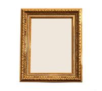 Classic 10-inch vertical photo frame with vintage style and construction, for displaying portraits and art with an elegant touch (gold)