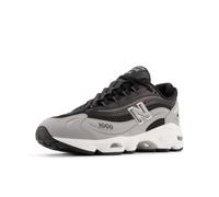 Classic 1000 Men's Black-Gray Suede by New Balance, Slate Grey/Black/White, 5.5
