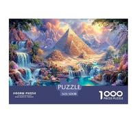 Classic 1000 Piece World Famous Buildings Premium Sustainable Puzzle - Fantasy Pyramids - Educational Toy for Adults & Kids Ages 12+ 52x38cm/1000pcs