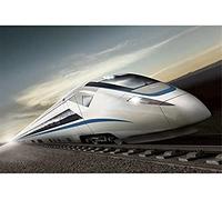 Classic 1000piece Jigsaw Puzzle Bullet Train Art Craft Decoration Home Living Room Bedroom Office 38x26cm