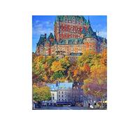 Classic 1000piece puzzle of Quebec City, Canada, perfect for wall art, home decor, 38x26cm