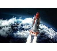 Classic 1000piece space shuttle puzzle by number unique home wall decor gift 52x38cm