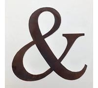 Classic 12" Tall Rusty Metal Letters, A-Z Personalised Signs And Decorations For The Home And Garden Gifts Presents Rustic House Numbers (Classic &)