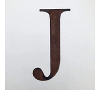 Classic 12" Tall Rusty Metal Letters, Personalised Signs And Gifts For The Home And Garden Gifts Presents (Classic J)