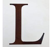 Classic 12" Tall Rusty Metal Letters, Personalised Signs And Gifts For The Home And Garden Gifts Presents (Classic L)