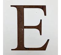 Classic 12" Tall Rusty Metal Letters, Personalised Signs And Gifts For The Home And Garden Gifts Presents (Classic E)