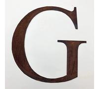Classic 12" Tall Rusty Metal Letters, Personalised Signs And Gifts For The Home And Garden Gifts Presents (Classic G)