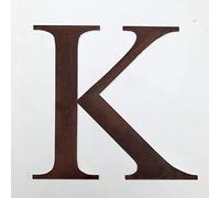 Classic 12" Tall Rusty Metal Letters, Personalised Signs And Gifts For The Home And Garden Gifts Presents (Classic K)