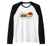 Classic 1930 Limited Edition Vintage 95th Birthday Raglan Baseball Tee