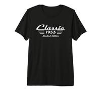 Classic 1953 Year | Vintage Car Lovers 73rd Birthday Retro Premium T-Shirt