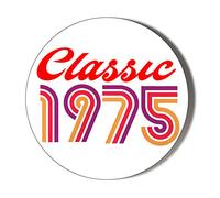 CLASSIC 1975 RETRO WRITING 45mm Medium Novelty Badge