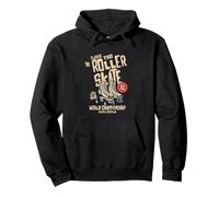 Classic 1980 Roller Skate Retro 80s Skating Nostalgia Gift Pullover Hoodie