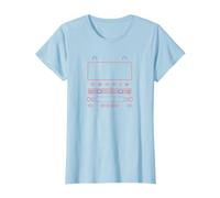 Classic 1980s Dennis fire engine red outline graphic T-Shirt