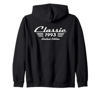 Classic 1993 Year | Vintage Car Lovers 33rd Birthday Retro Zip Hoodie