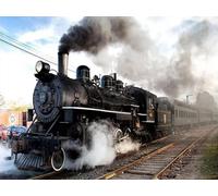 Classic 2000piece jigsaw puzzle canvas wall painting home decor antique train 70x100cm