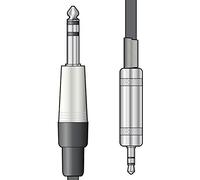 Citronic audio cable 190.014UK Classic 3.5mm to 6.3mm TRS Stereo 6.0m Black