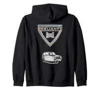 Classic 3-Wheel Car Reliant Robin MK Zip Hoodie