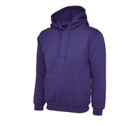 Classic 300 GSM Hooded Sweatshirt Winter Wear | Heavy Cotton Polyester Blend | Brushed Fleece Hoodie with Kangaroo Pocket | 6XL | Purple