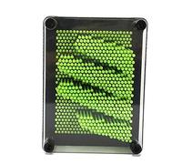 Classic 3d Clone Pin Art Board Novelty Toy Pin Point Impression Art Sculpture Pin Model Home Office Desktop Toys(small Green)