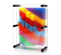 Classic 3D Pin Art Board Toy Sculpture 8in x 6in Large Size 3D Pin Art Toys for Kids Boys Girls Sensory Toys Birthday Gifts Desk Toys