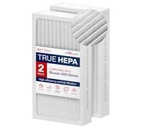 Classic 400 Series HEPA Particle Filter Replacement Compatible with Blueair Air Purifier Models 402, 403, 405, 410, 450E, 455EB, 480i by LifeSupplyUSA (2-Pack)