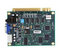Classic 60 in 1 Multicade PCB Board Universal Jamma Connector Game Circuit Board for Upright and Cocktail Cabinets with CGA VGA Output 145x120x20mm