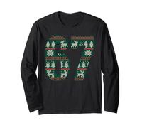 Classic 67 Ugly Christmas Sweater Meme Long Sleeve T-Shirt